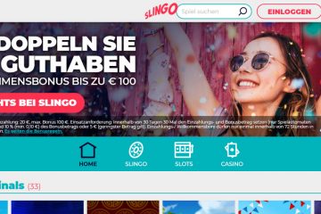 Slingo 100 EUR Willkommensbonus & mehr Aktionen