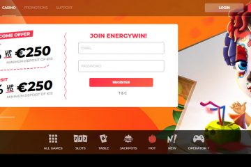 Energywin Casino 200% or 150% Welcome Bonus