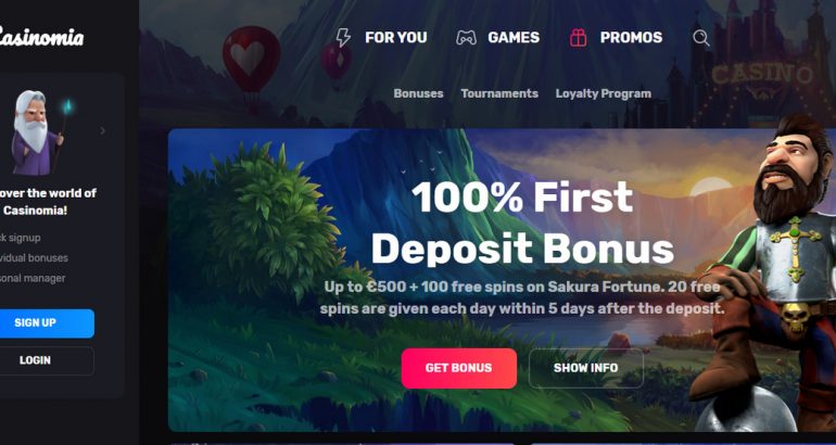 Casinomia casino new code spins bonus free