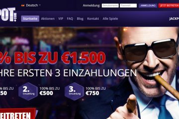 LeJackpot 1500 EUR Willkommensbonus & Aktionen