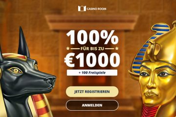 Casinoroom 100 Freirunden & 1000 EUR Boni