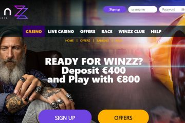 Winzz Casino 400 EUR Willkommensbonus & Freispiele