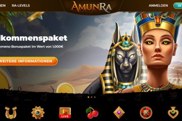 Amunra Casino 1000 EUR Willkommenspaket & Sonderaktionen