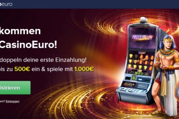 Casinoeuro 100 free spins & 2000 EUR bonus