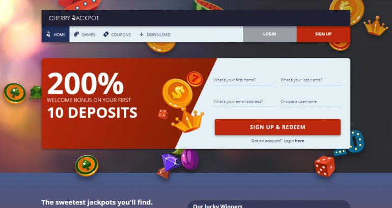 cherryjackpot casino no deposit bonus code
