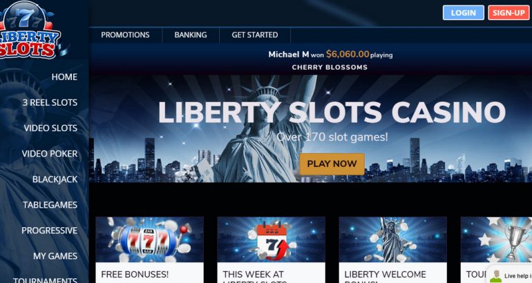 LibertySlots no deposit free spins promo code