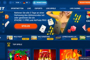 MostBet 125% casino & sportwetten 300 EUR promotionen
