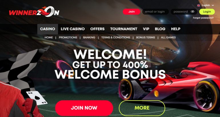 Winnerzon casino no deposit free spins code