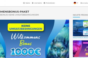 Wolfycasino Bis Zu 1000 EUR Bonus – Keine Umsatzbedingungen