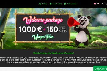 FortunePanda 150 Freispiele & 1000 EUR Bonus Wette kostenlos