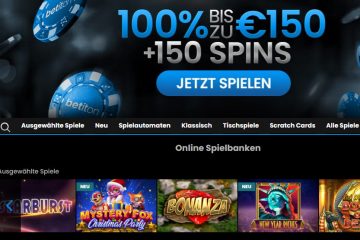 Betiton 150 Spins & 100% bis zu 150 EUR Bonus