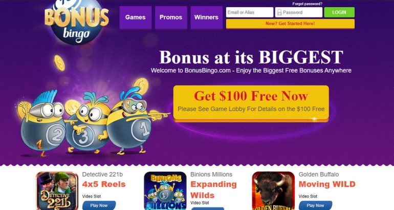 BonusBingo free gratis bingo bonus game
