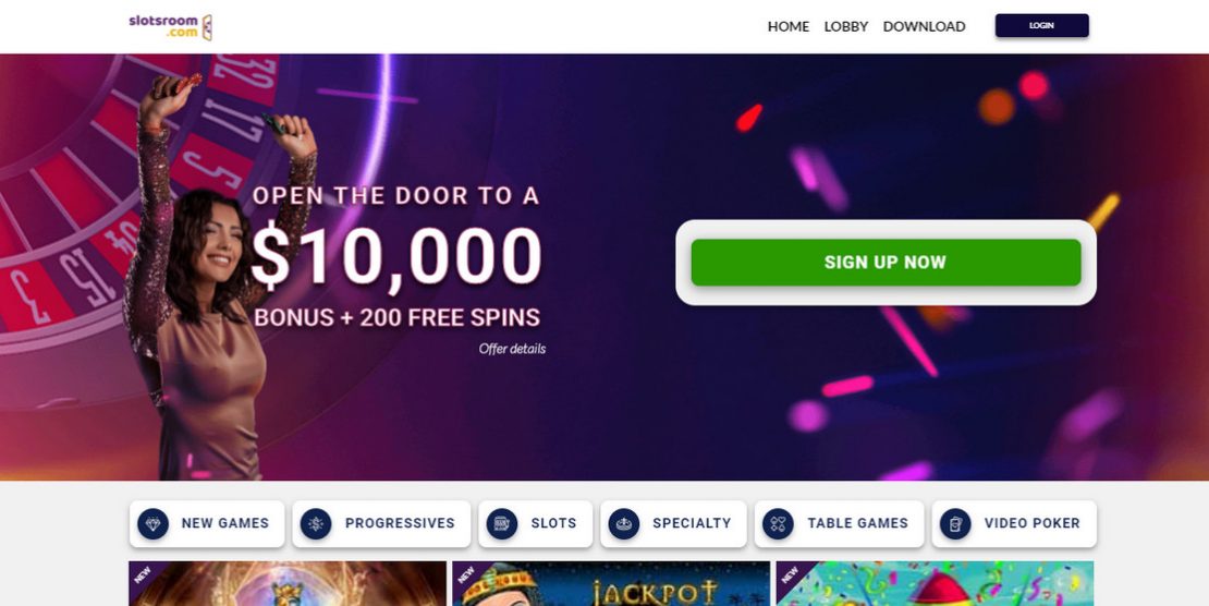 SlotsRoom Exclusiv 300% Welcome Bonus + 30 Free Spins