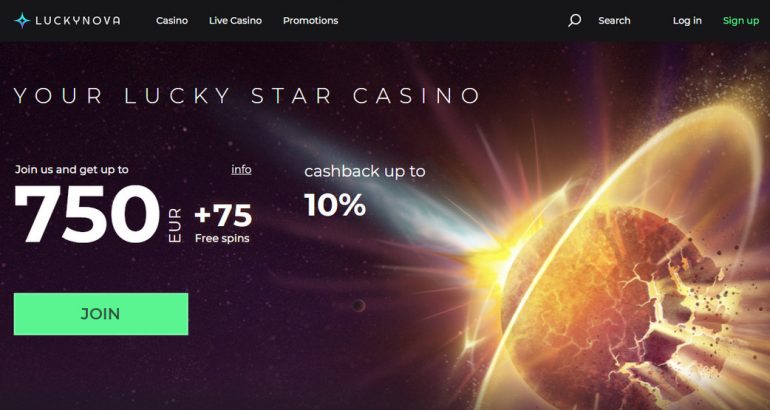 Luckynova casino no deposit bonus code