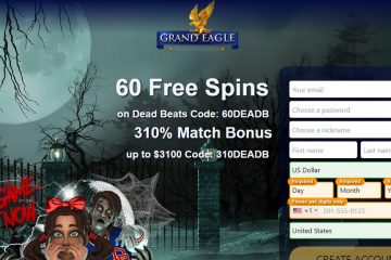 GrandEagleCasino 60 ohne Einzahlung Freispiele bonus code