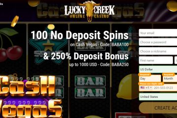 LuckyCreek Speziell 100 keine Anzahlung spins bonus code