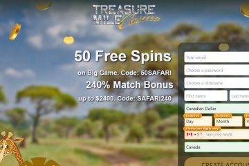TreasureMile 50 ohne Einzahlung Freispiele bonus code
