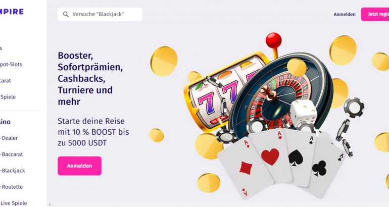 EmpireIO ohne einzahlung bonus code free