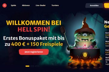 HellSpin 150 freispiele & 400 EUR WillkommensBonus