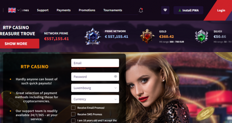 Rtpcasino free promotion freispiele spins