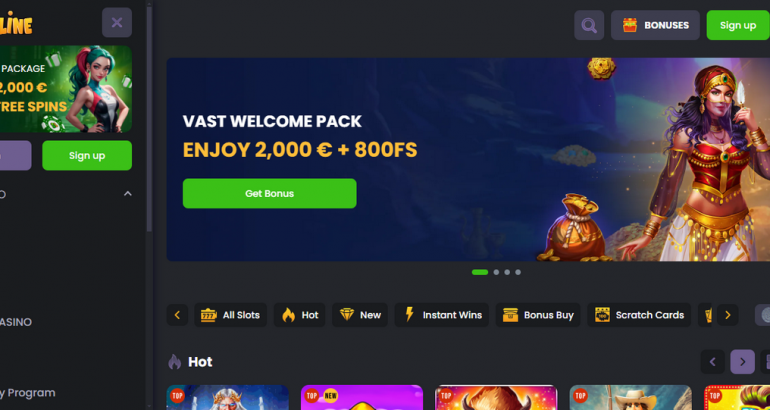 Spinline bonus gratis no deposit free spins