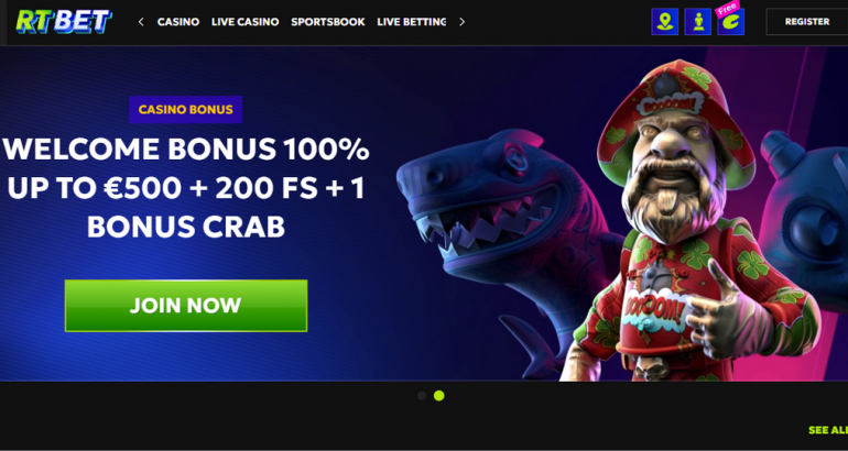 rtbet no deposit free promo code