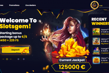 SlotsGem 125 freispiele & bis zu 600 EUR Bonus