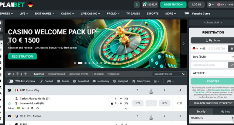 planbet free spins promo code bonus