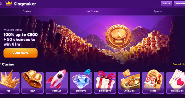 Kingmaker gratis no deposit promo code