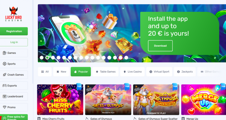 Luckybirdcasino no deposit free promo code