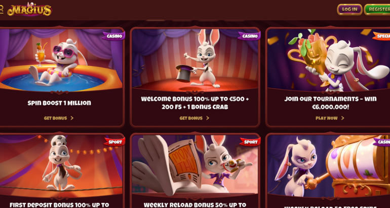 Magius gratis free no deposit promocode