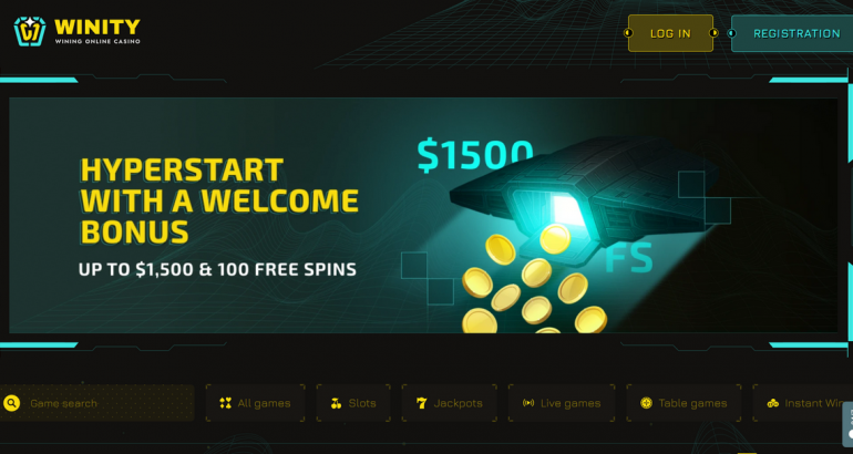 winity no deposit bonus code