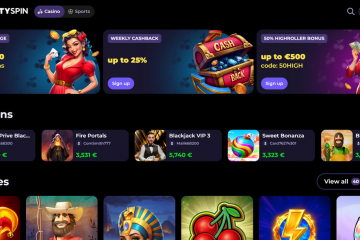BettySpin Casino & Sportwetten Willkommensbonus