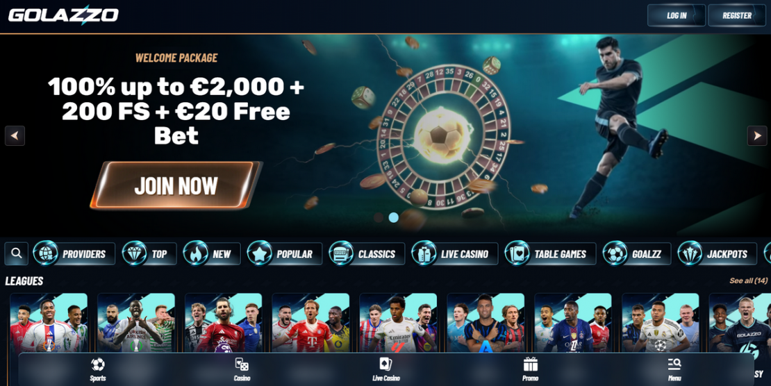 Golazzo Casino & Sportwetten Boni